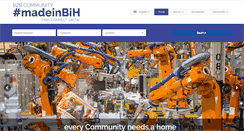 Desktop Screenshot of madeinbih.org